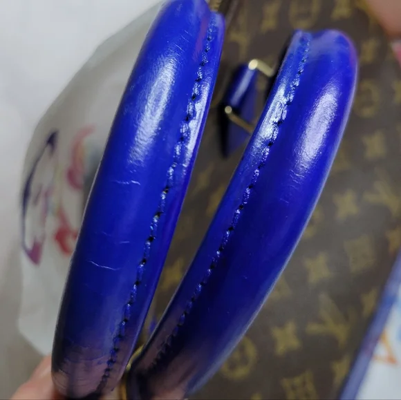 Authentic Vintage Louis Vuitton Alma PM VI0989, Very Good Condition, Cobalt Blue - Picture 8 of 16